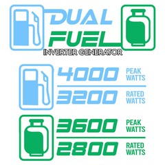 Pulsar Products GD400BN, 4000W Portable super-quiet Dual Fuel & Parallel Capabil