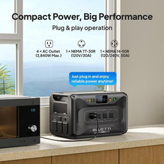 BLUETTI Apex300+B300K 5,529.6Wh Portable Power Station Generator for RV/Off-grid