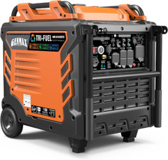 GENMAX 10,500-W Portable Tri Fuel Inverter Generator w/ Remote Start, CO Sensor