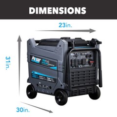 Pulsar 9500W Tri Fuel Gasoline Propane Natural Gas Portable Inverter Generator