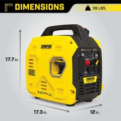 201183R- Champion 2500W Dual Fuel Inverter with CO Shield – REFURBISHED