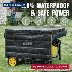 GenArmor Generator Covers While Running, 100% Waterproof Heavy Duty Tarps Genera