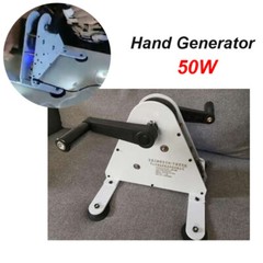 Portable Foot Pedal Generator Hand Crank Generator Fitness Power Spinning Bike