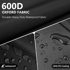 Universal Generator Cover Heavy Duty Waterproof 600D 5000-10000W 32x24x24