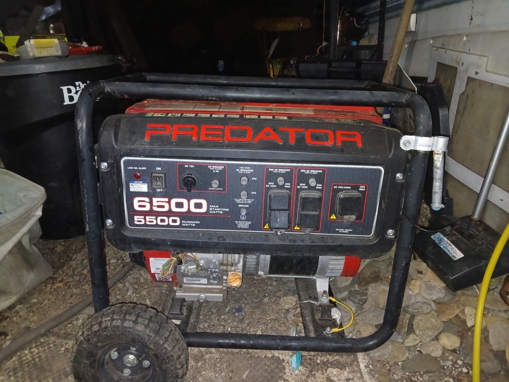 Predator 6500 Watt Portable Generator.