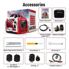 4000 Watt Dual Fuel Generator MXR Inverter Gas Propane RV Ready Bluetooth Start