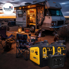 4000 Watt Portable Generator, Gas Generator Quiet for Home, Rv-Ready, EPA Compli