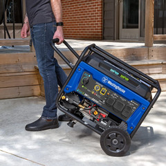 4650W Dual Fuel Generator with Remote Start & Weather Tent Cover Included