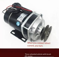 DC Brushed Belt-driven Motor for Three-wheeler Vehicle Modification 48V/36V/24V