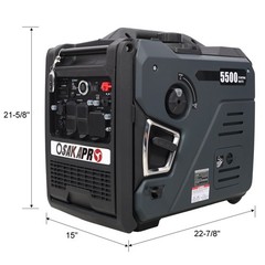 Super quiet Inverter Generator 5.5KW portable generator electric&remote start