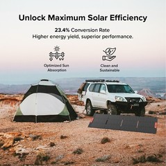BLUTTI AC200PL + 2pc 200W Portable Solar Panel | Solar Generator for RV, Camping