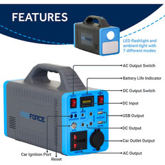 FreeForce 465Wh Ultralite Power Station Lithium Ion Battery 300W SOLAR GENERATOR