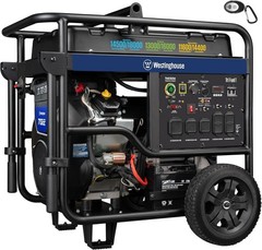 Westinghouse 18,000-W Portable Hybrid Tri-Fuel Gas Generator with Remote Start