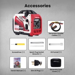 Gasoline Portable Generator 1800W/2400W App Monitor Lightweight 15kg for Travel