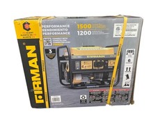 Firman 1500 Watt Gas Powered Generator Recoil Start (WMP018007)