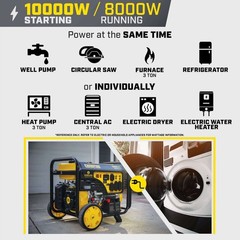201506- Champion 8000W Wireless Start Generator with CO Shield® – NEW