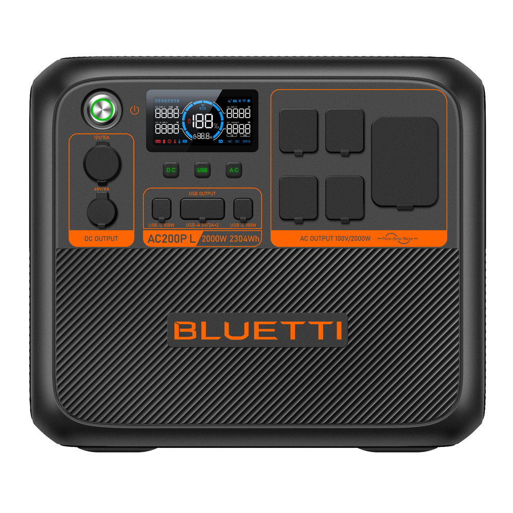BLUETTI AC200P L Portable Power Station | 2,400W 2,304Wh, For RV or Home