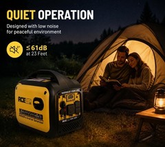 Aceup Energy 4000W Inverter Gas Silent Generator Hurricane EPA 3200W Rated