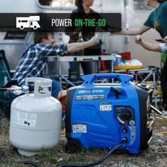 DuroMax 2,300-W Quiet Portable Hybrid RV Ready Dual Fuel Gas Inverter Generator