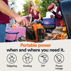 Generac 2500 -Watt Single Fuel (Gasoline) Inverter Generator NO SHIP TO CALIFORN