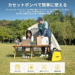 EENOUR 0.7kVA Portable Inverter Generator XYG950i-B Cassette Gas Type