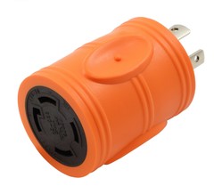 AC WORKS Compact Generator Adapter to Transfer Switch L14-30 Inlet Box Adapter