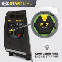 Champion Power Equipment 4500-Watt RV Ready Portable Inverter Yellow