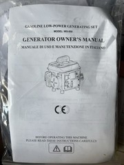600w 2 Stroke Power Generator