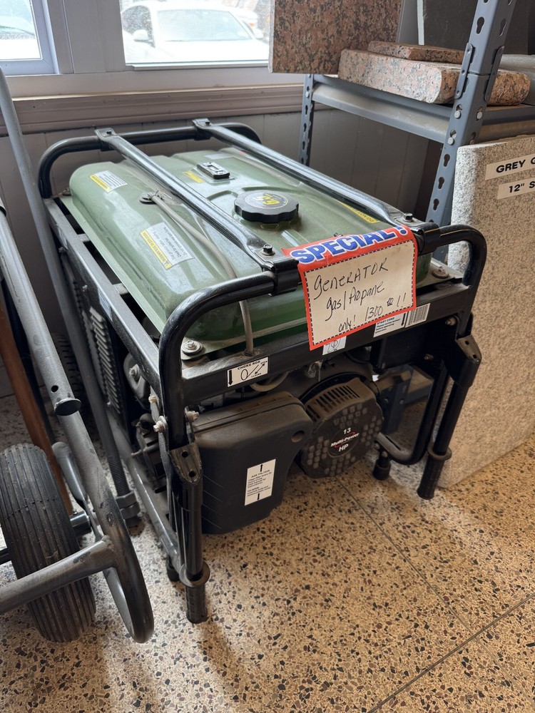 Mean Green 6000 Multi-Power Generator Dual Fuel Gas Propane MP5500DF 5500W USED