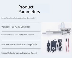 Linear Reciprocating Motor, Telescopic Actuator, Silent Linear Actuator