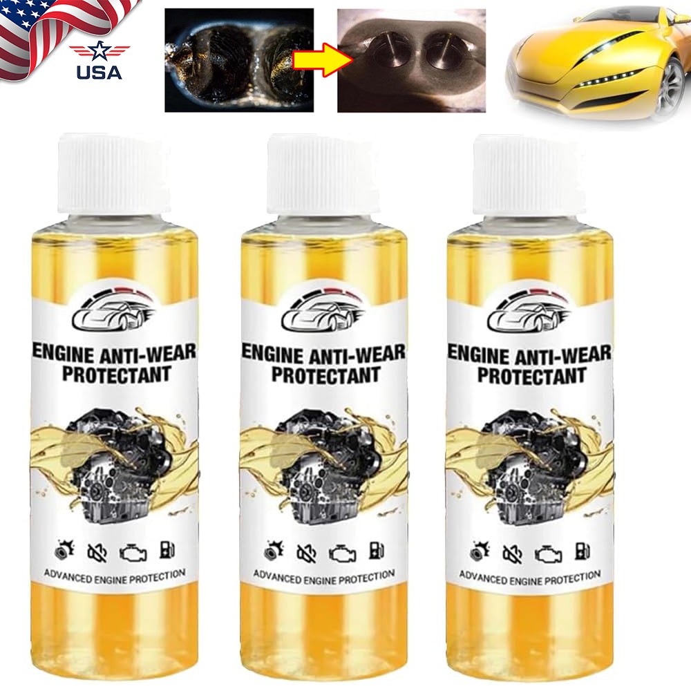1/3x Anti-Wear Engine Treatment Oil Additive Highly Effective Engine Protectant
