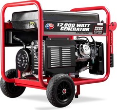 All Power 12,000-W Portable RV Ready Gas Powered Generator with Electric Start