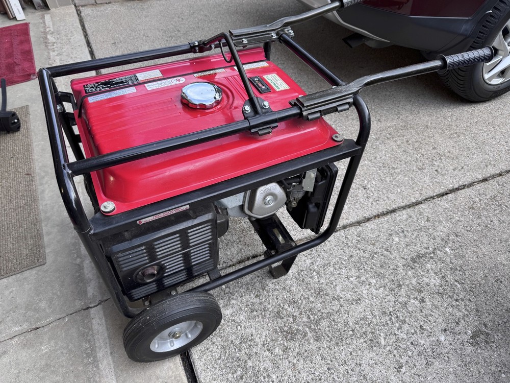 Honda EB5000X Portable Generator, stored indoors, low usage, excellent condition