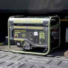 Sportsman 4,000-Watt Portable RV Ready Tri Fuel Gas Generator with Recoil Start