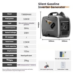 Household Small Silent Digital Inverter Emergency Outdoor Gasoline Generator
