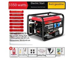 Multi-Fuel Generator Gasoline/LPG Inverter 220V Home Use Outdoor Compact
