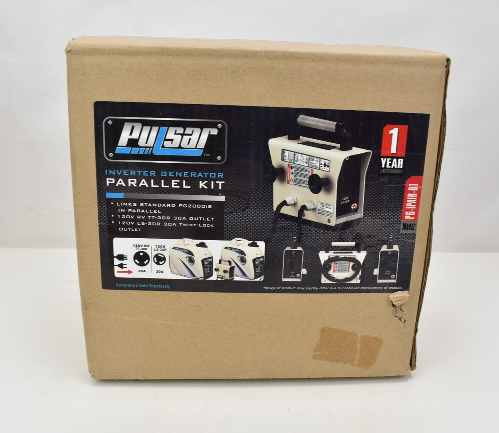 Pulsar PGiPAIRB1 Inverter Generator Parallel Kit with 2 120 Volt Power Outlets