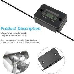 Car Waterproof , for Gas Engine Generator Temperature Gauge Lawn Mower Land T…