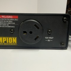 Champion Power Equipment RV Ready Parallel Kit Black Locking Outlets 30 Amp