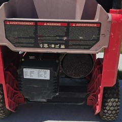 Coleman Yamaha Powermate 5500 Portable Generator MZ300 Gasoline Red Black 6875W