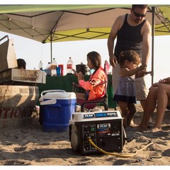 1200 Peak Watt, 900 Running Watt Portable 2-Cycle Gas Powered Generator