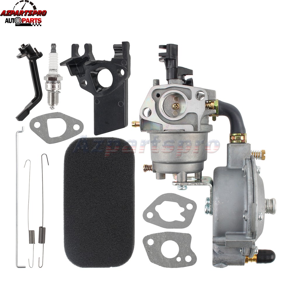 New 170F Dual Fuel Carburetor GX200 LPG Conversion Kit for Generator Propane USA