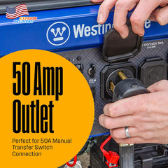 12500 Peak Watt Tri-Fuel Home Backup Portable Generator Remote Electric Start US