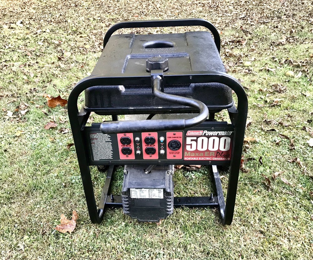 Coleman Portable Electric Generator – 5000 watt 10hp 6250 Max Output