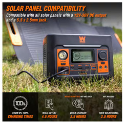 300-Watt 269-Watt Lithium-Ion Power Station & Battery-Powered Inverter Generator
