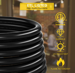 Cable de Generador 50A 25 Pies NEMA 14-50P 12500W Emergencia. Nuevo
