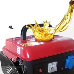Small Gasoline Generator Home Mini Single-Phase Inverter Power Generator 650W