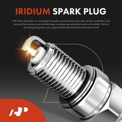 Set of 6 Ignition Coil Pack and Iridium Spark Plugs Compatible with Subaru Ou…
