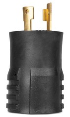 WEN 120V 30-Amp 3600-Watt Generator to RV Adapter, NEMA L5-30P Black