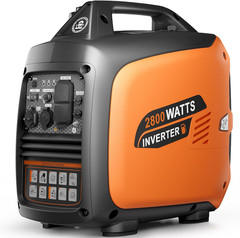 2800W Quiet Gas-Powered Inverter Generator for Home Use, Camping, RV, 40Lbs